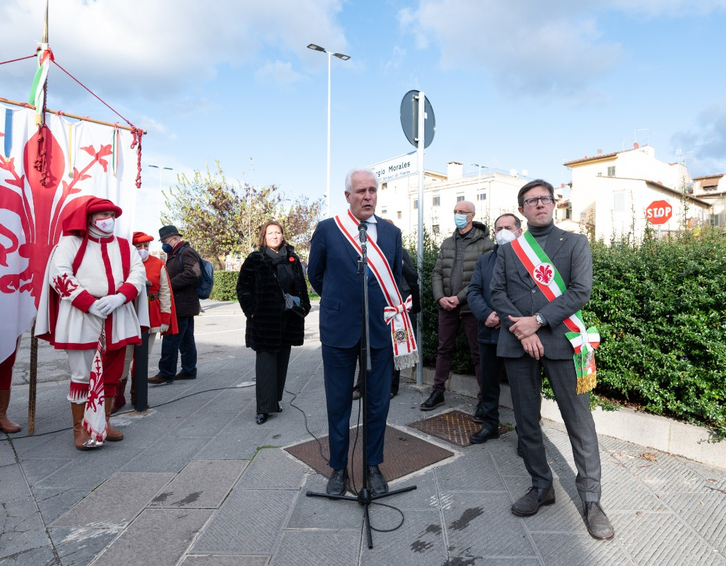 Giani all’intitolazione di piazza Morales: “E’ stato il mio maestro”