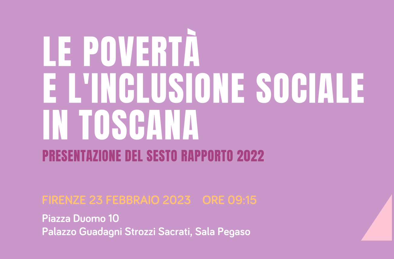 Sesto Rapporto sulle povertà, giovedì 23 febbraio la presentazione. Briefing alle 11.30
