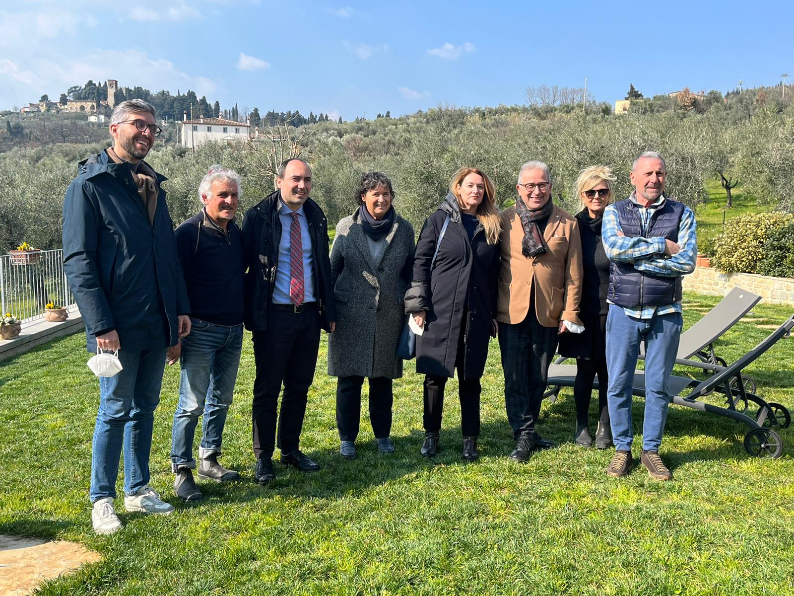 Agricoltura, Saccardi in visita nella provincia pratese