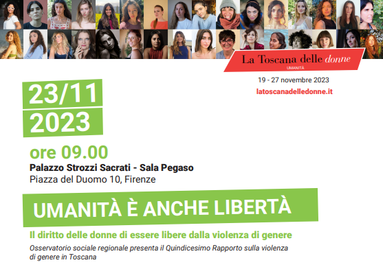 Violenza di genere, giovedì 23 presentazione del XV rapporto. Alle 11 punto stampa