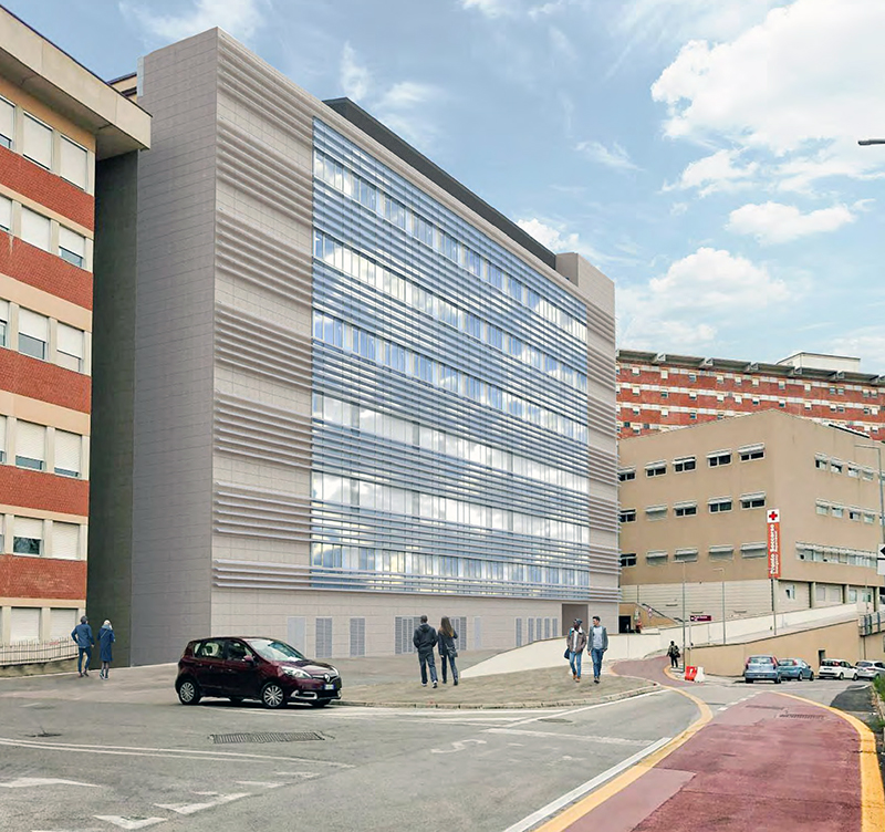 Ospedale Siena, il presidente Giani inaugura cantiere per lotto Volano e Farmacia