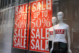 End of season summer sales, starting from Saturday 6 July