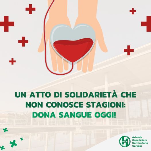Sangue, da Careggi un appello a donare