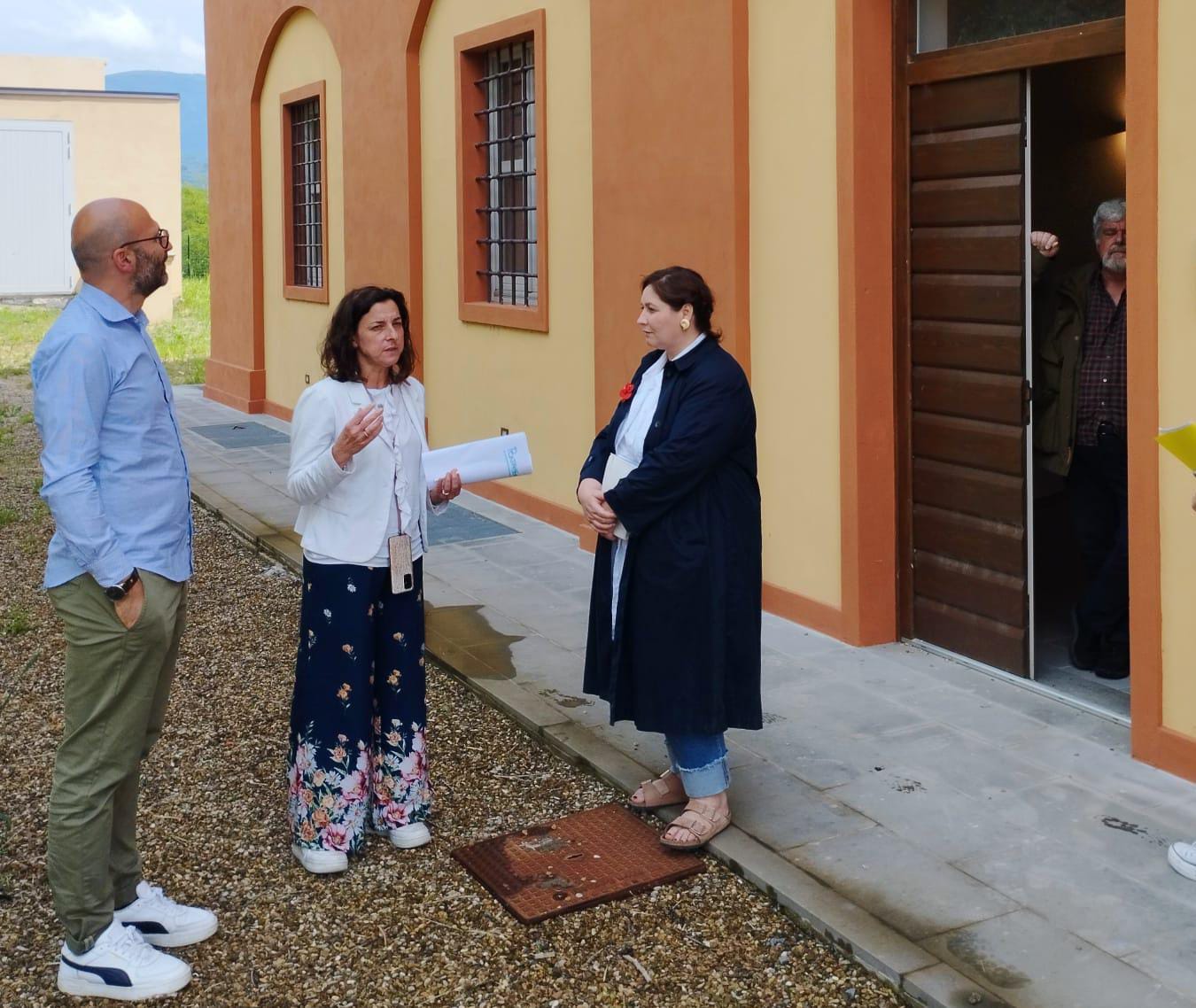 Recupero 'Casa Rossa' di Pontassieve, sopralluogo dell'assessora Spinelli