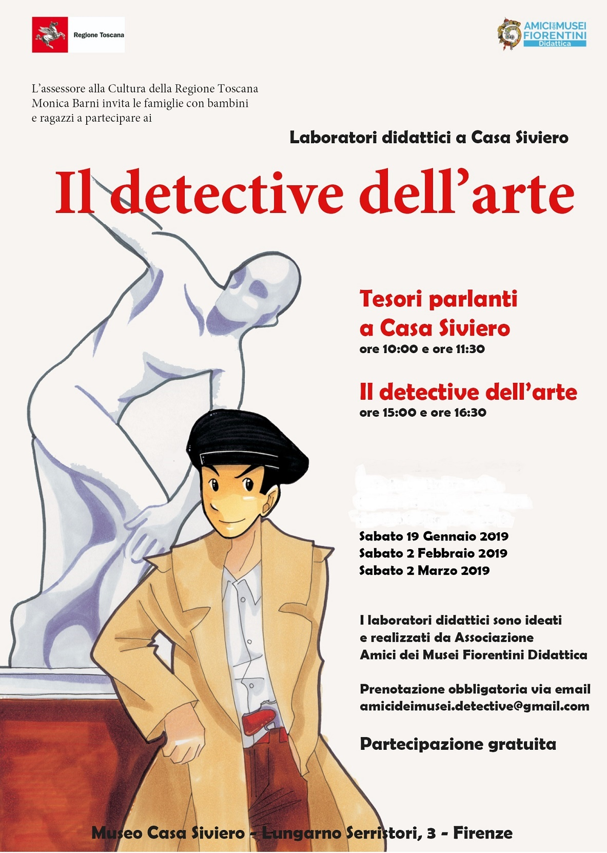 Detective dell'arte, il 2 febbraio e il 2 marzo a Casa Siviero