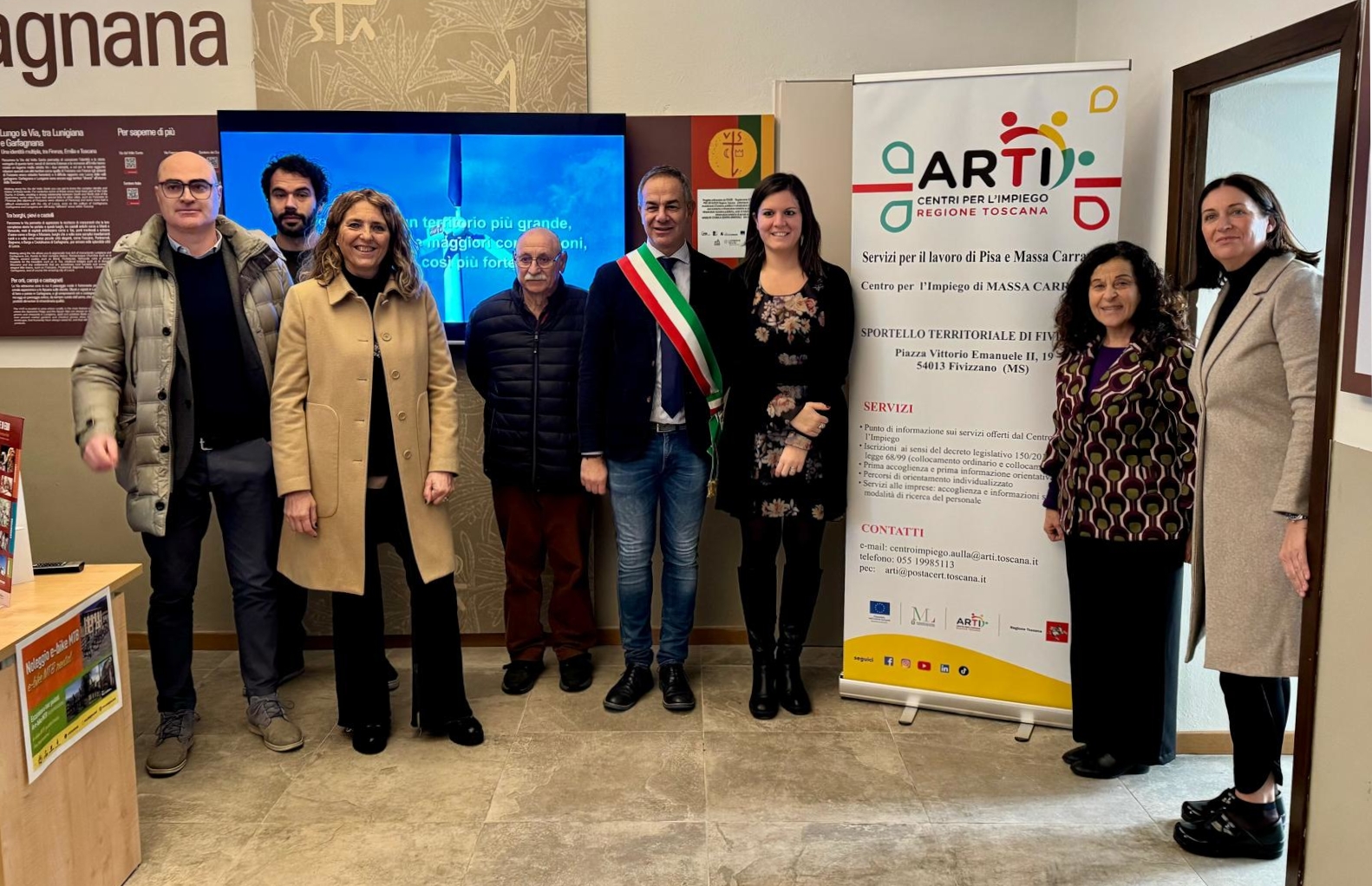 Servizi pubblici per l'impiego, uno sportello territoriale di Arti anche in Alta Lunigiana 