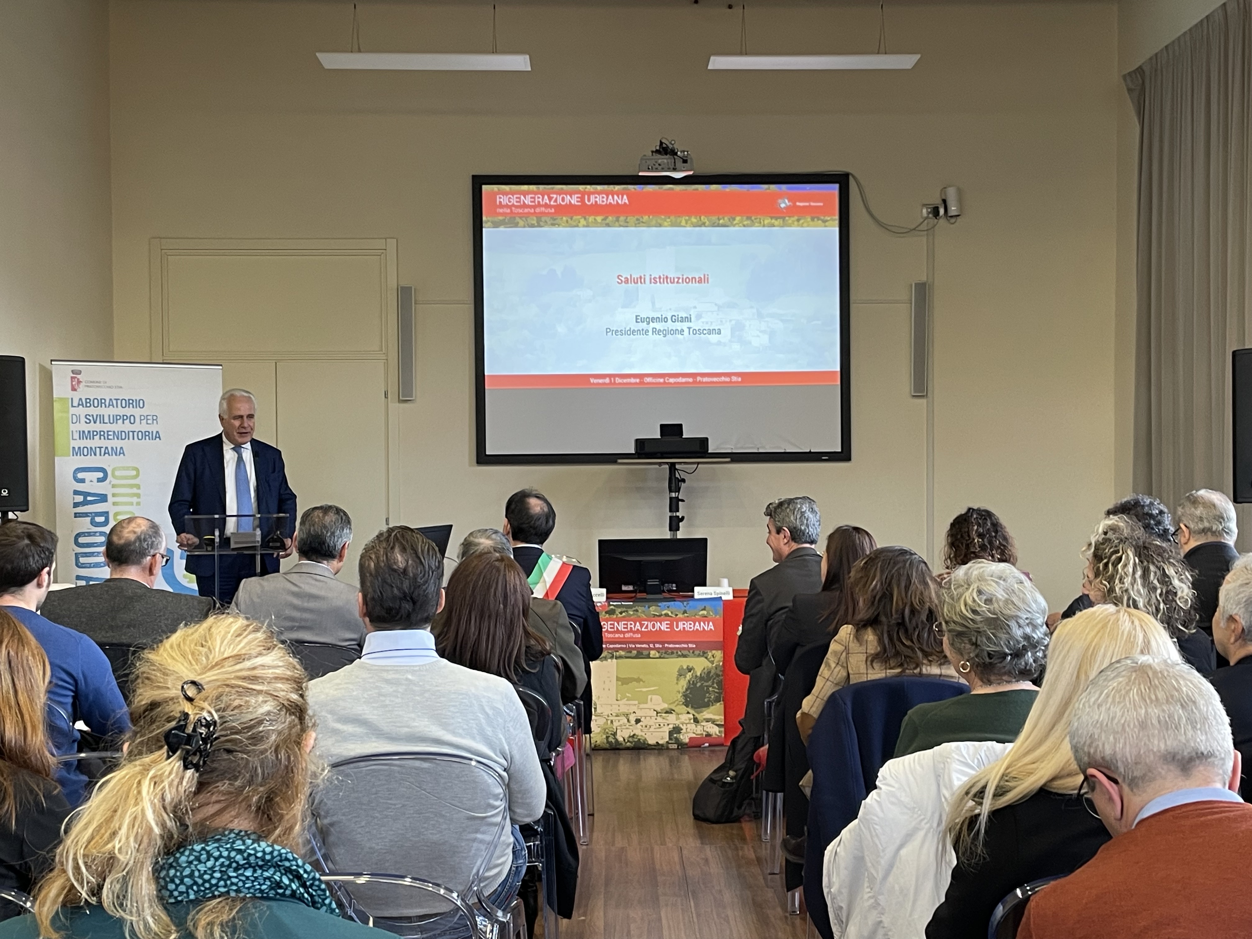 Rigenerazione urbana, Giani a Stia: “Cresce la Toscana diffusa”