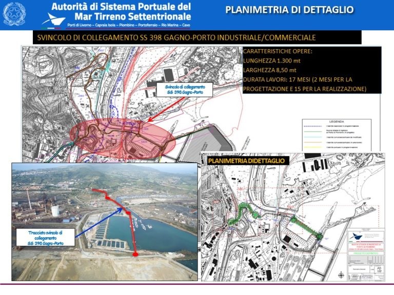 Porto di Piombino, il 7 maggio inaugurazione della nuova strada di accesso