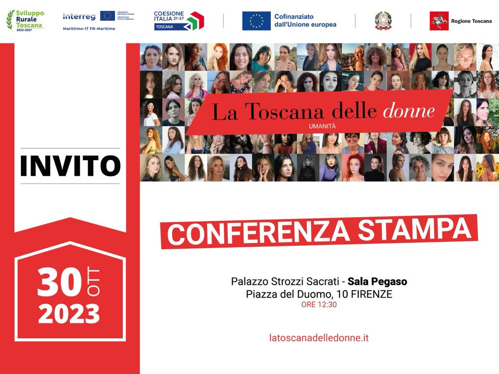 Toscana delle donne 2023, la presentazione lunedì 30 ottobre alle 12.30