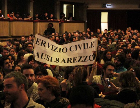 Rossi con i giovani in servizio civile: una opportunità da Giovanisì