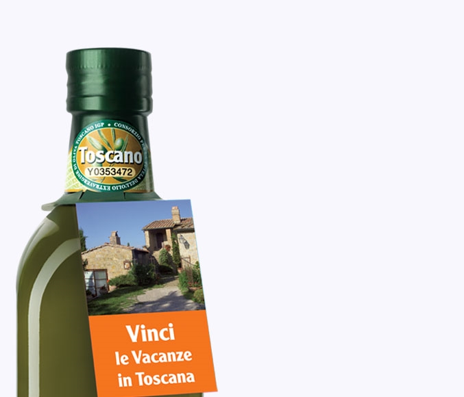 Olio: compra l'extravergine toscano Igp e vinci soggiorno in agriturismo