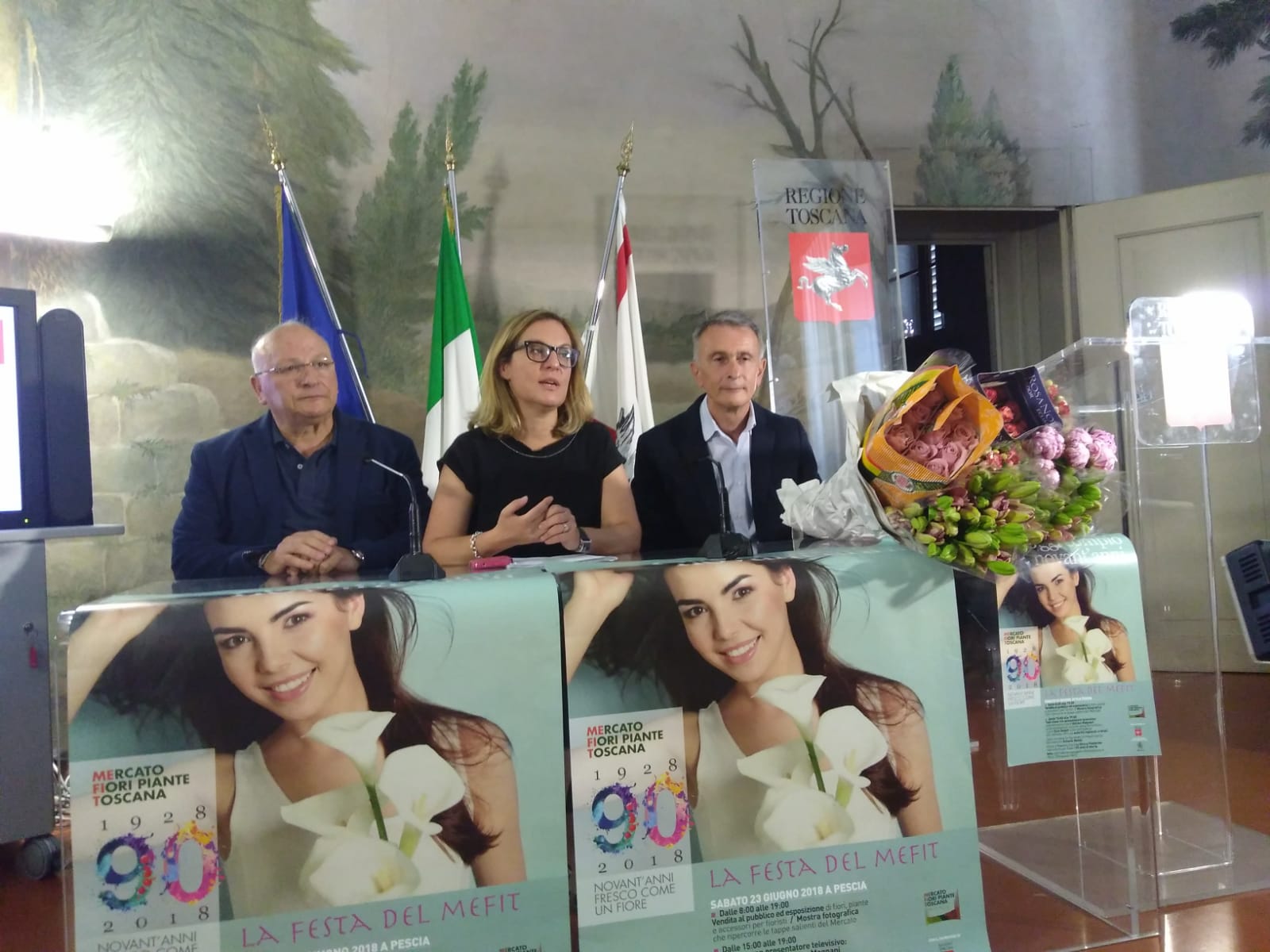 Il Mercato dei fiori di Pescia festeggia 90 anni. Fratoni: