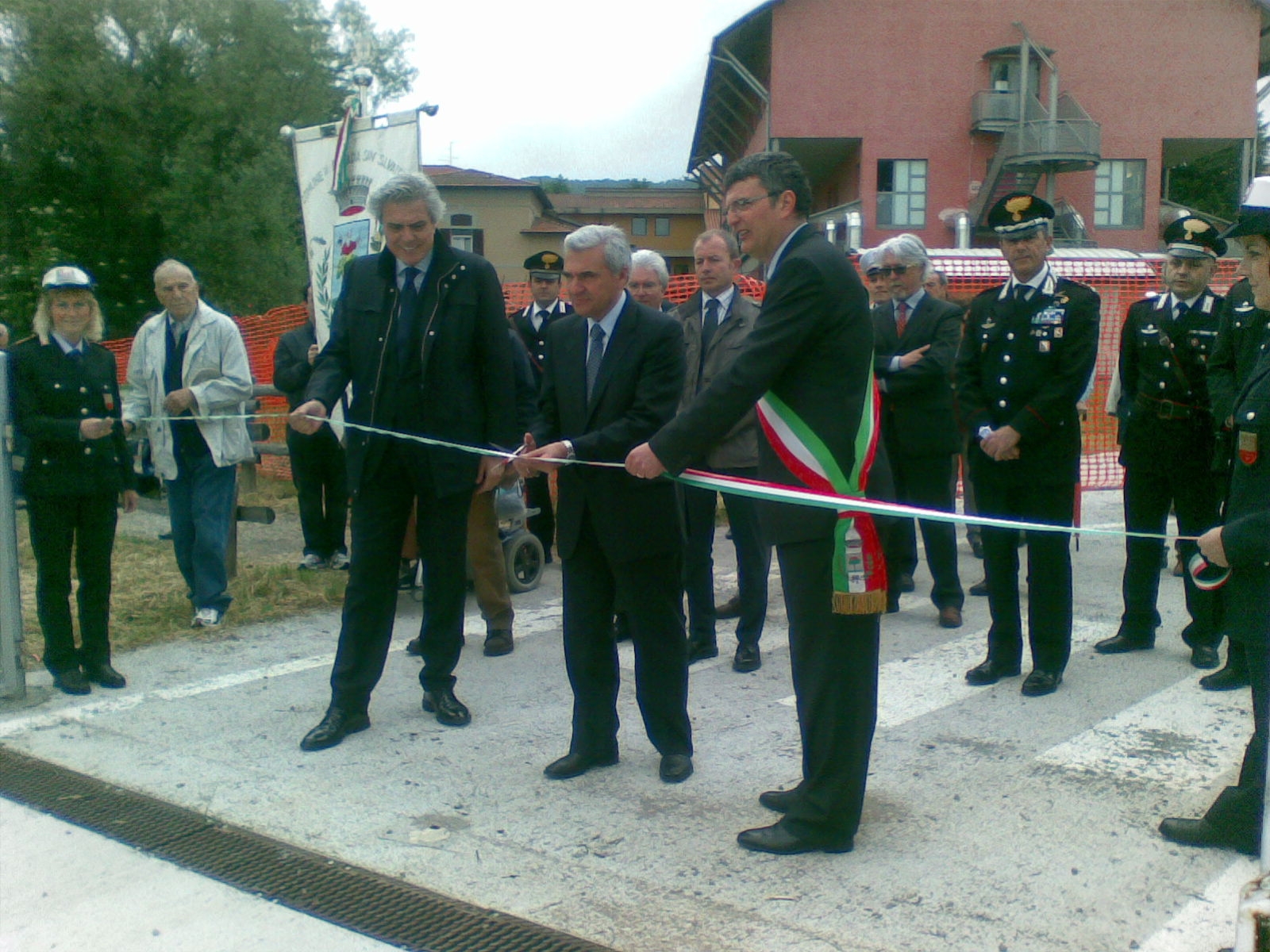 Marroni inaugura la nuova piazzola per l'elisoccorso a Abbadia San Salvatore