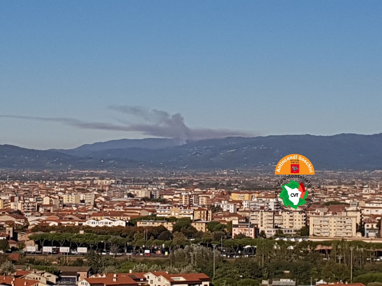 Incendio sui Monti Pisani sotto controllo. Avviata bonifica per rogo in comune di Massa e Cozzile