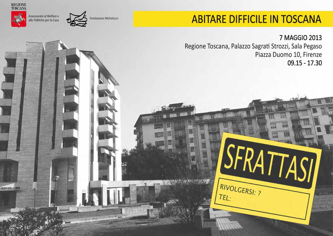 Casa, domani a Palazzo Strozzi Sacrati convegno su 'Abitare difficile in Toscana'