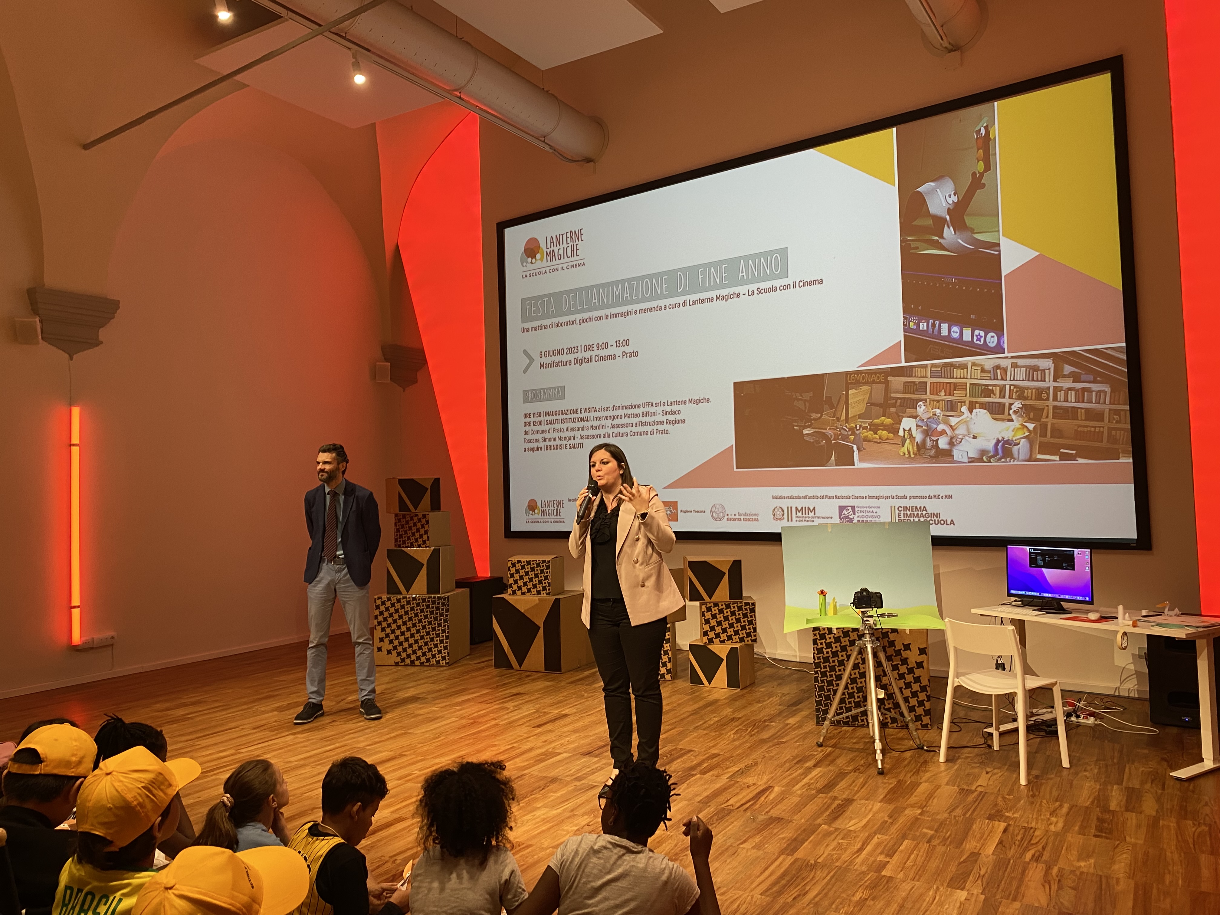 Lanterne Magiche, Nardini alla Festa dell’animazione con le scuole pratesi