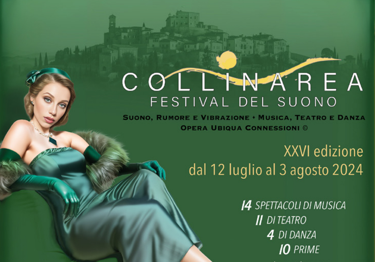 Collinarea Festival del suono, XXVI edizione al via. Mercoledì 10 luglio conferenza stampa