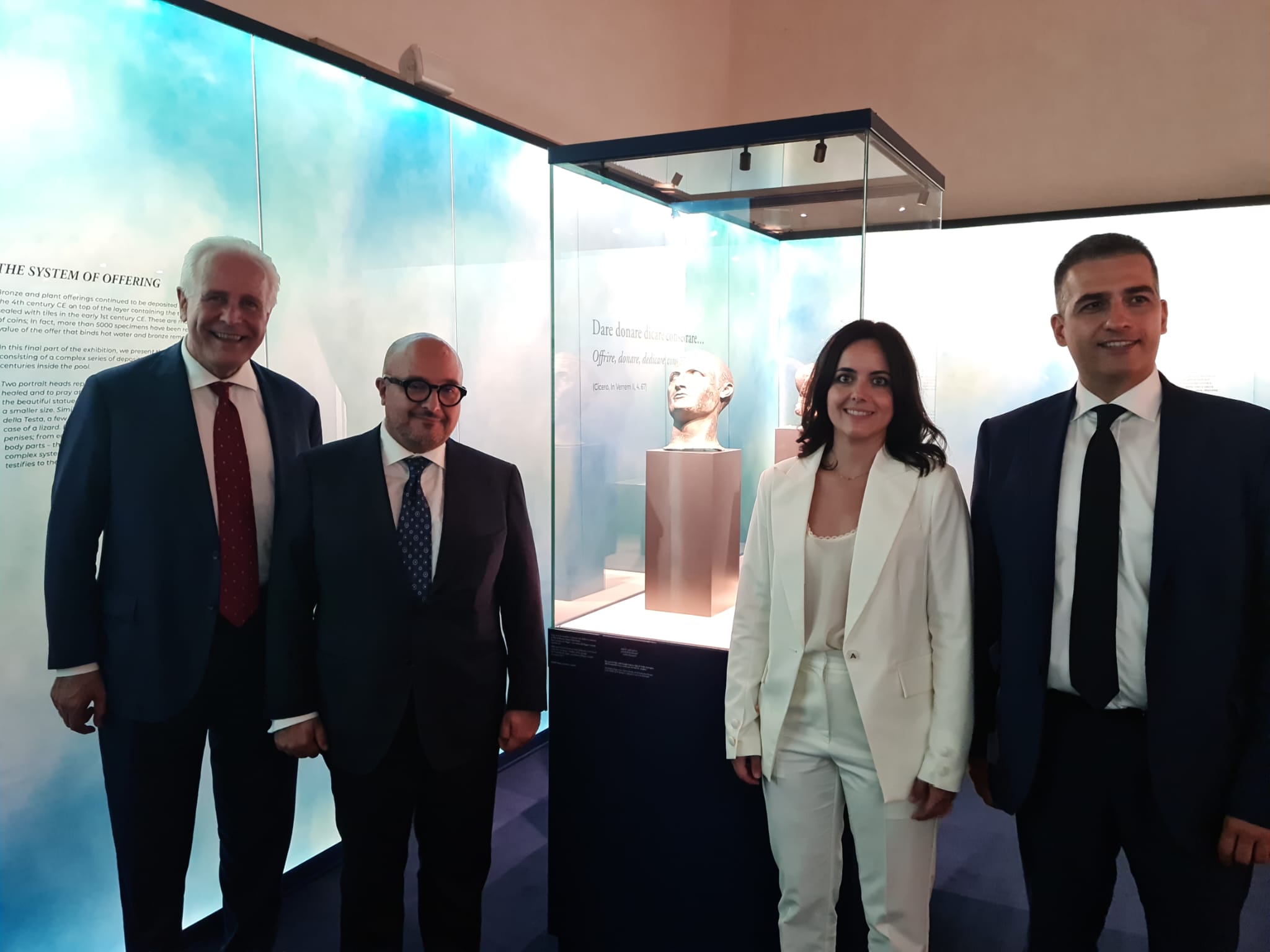 Bronzi di San Casciano, inaugurata la mostra al Quirinale con Mattarella