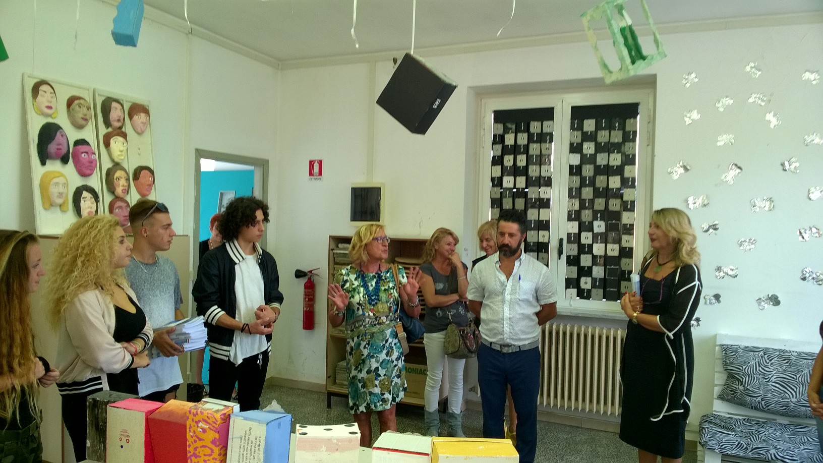 A Livorno primo giorno di scuola con l'assessora Grieco