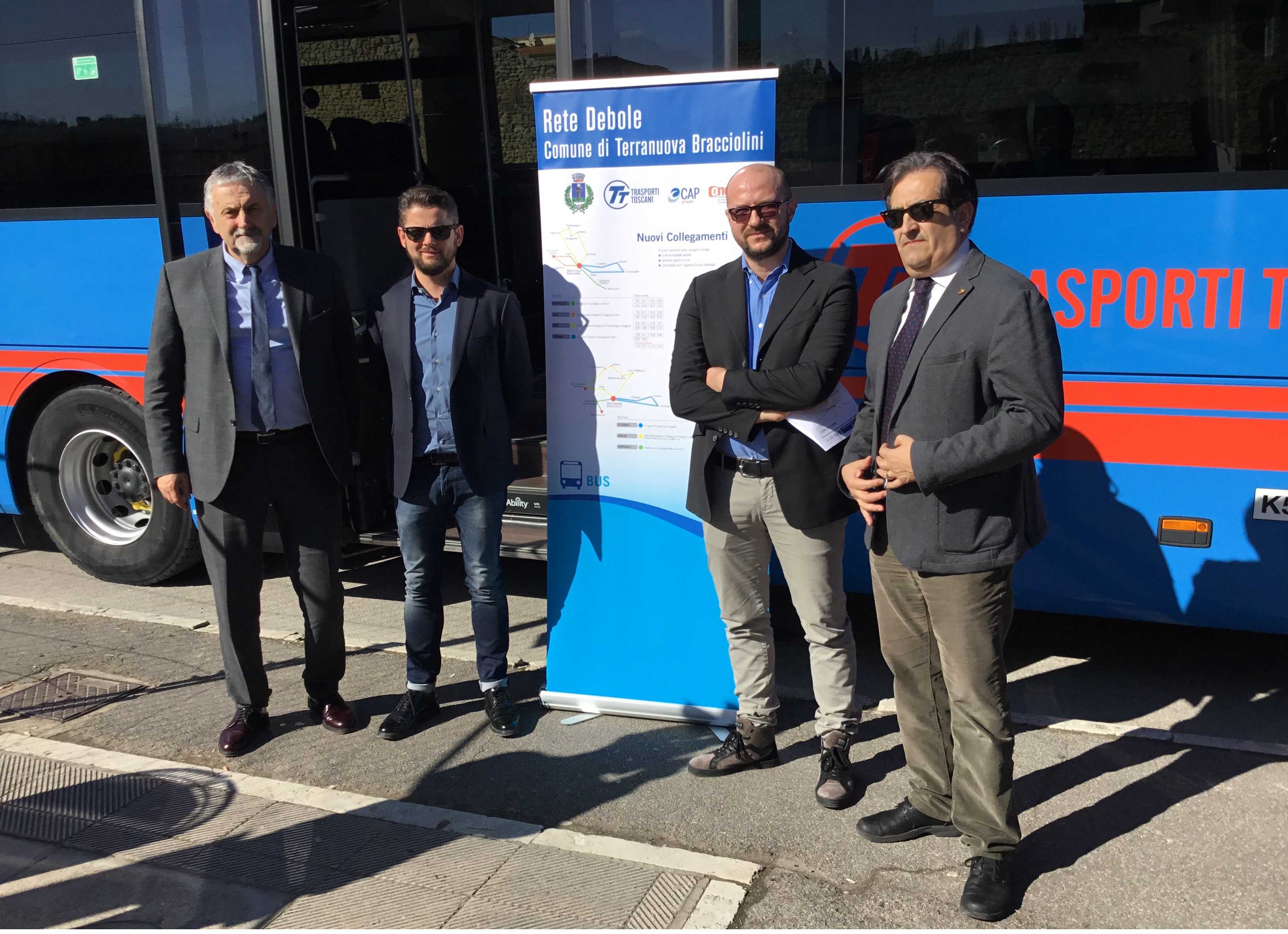 Tpl nelle 'aree a domanda debole', a Terranuova presentato il nuovo servizio bus