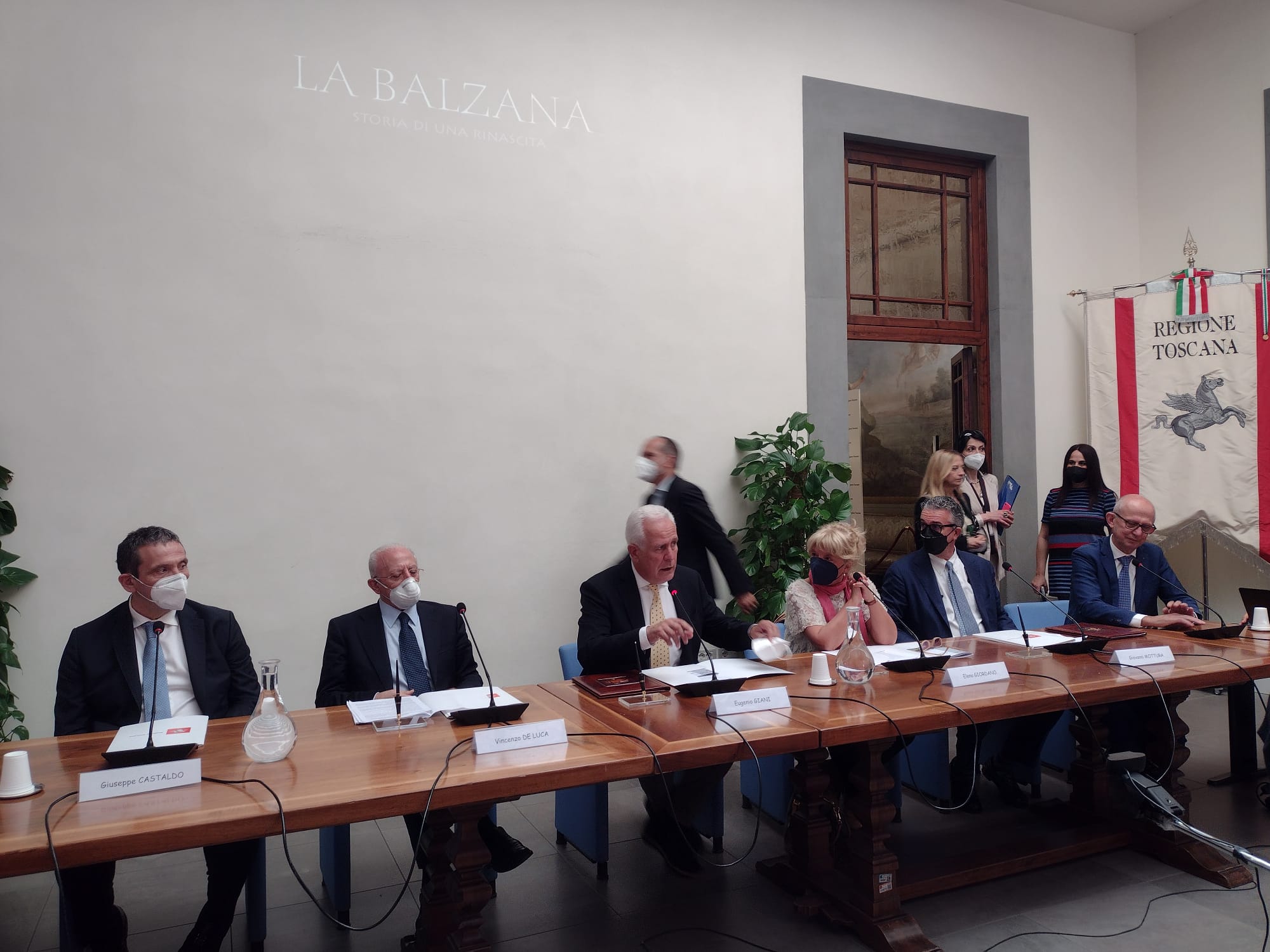 Legalità, Giani: “L’accordo con la Campania diventi un modello” 