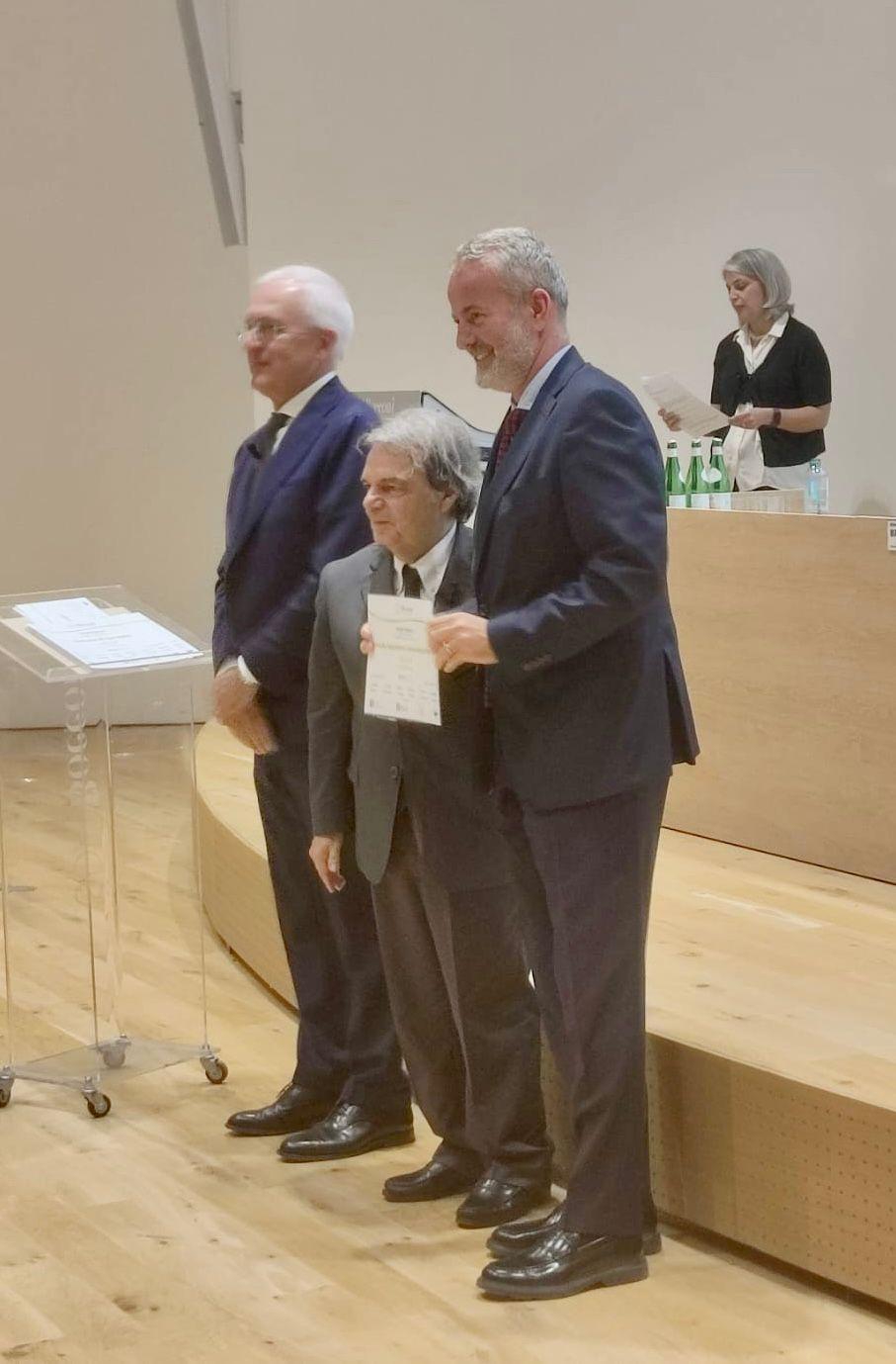 La premiazione alla presenza del ministro Brunetta