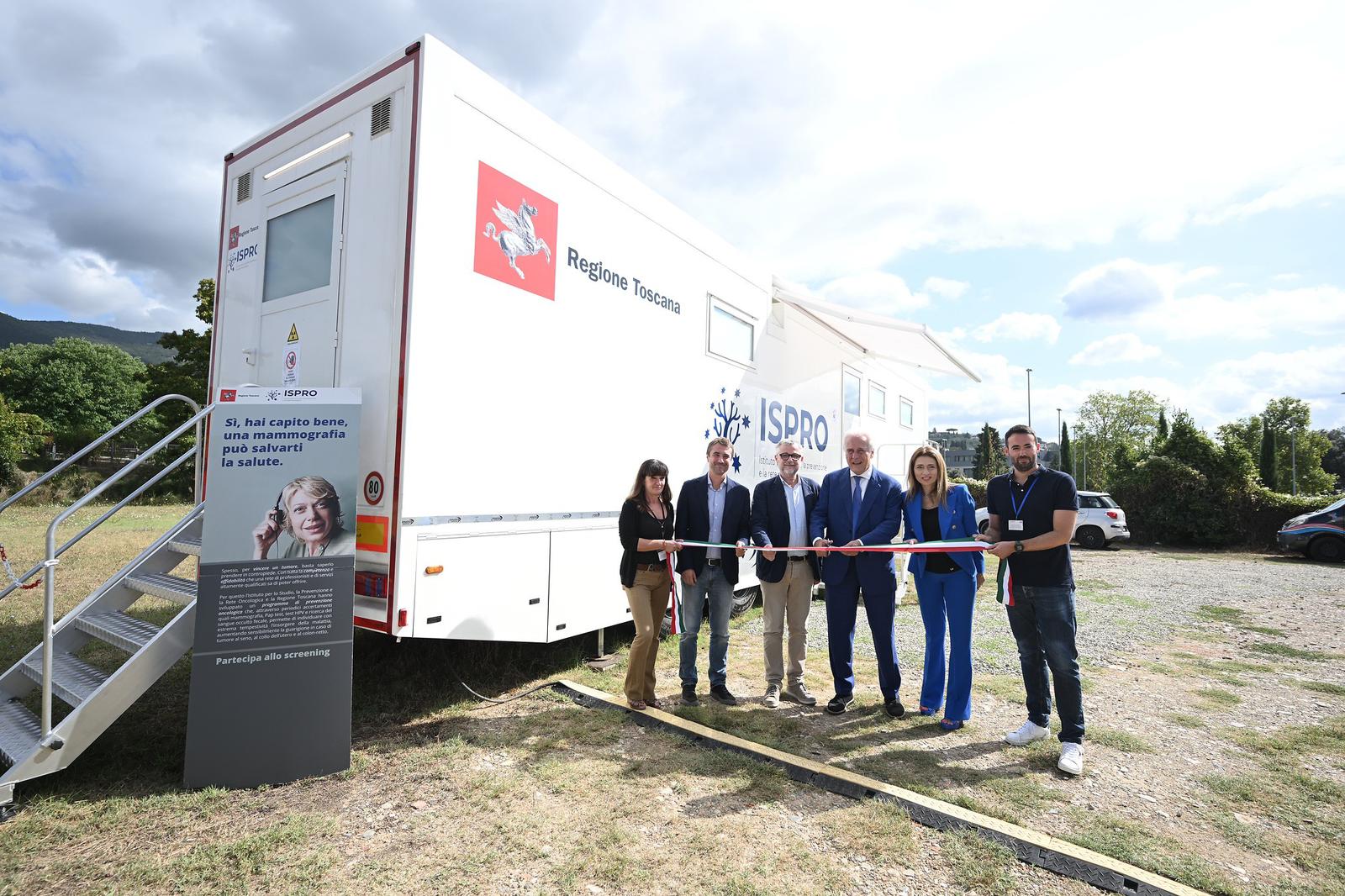 Prevenire i tumori al seno, Ispro inaugura un nuovo mezzo mobile
