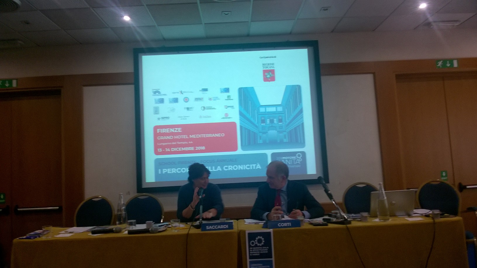 Saccardi al convegno sulla cronicità: