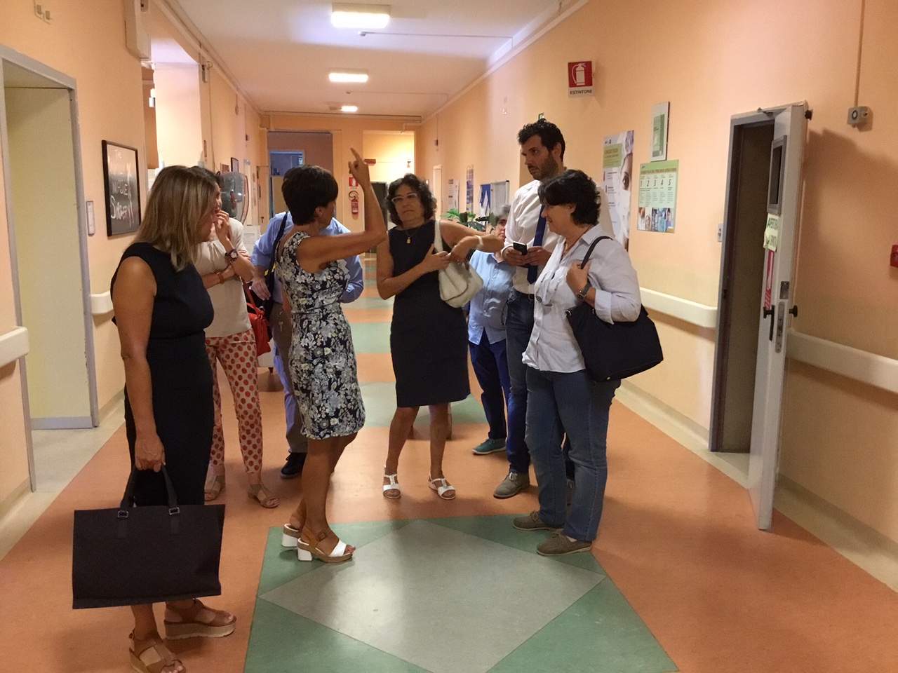 Saccardi a Volterra: ha visitato ospedale, Auxilium Vitae, Rems e Centro riabilitazione Inail