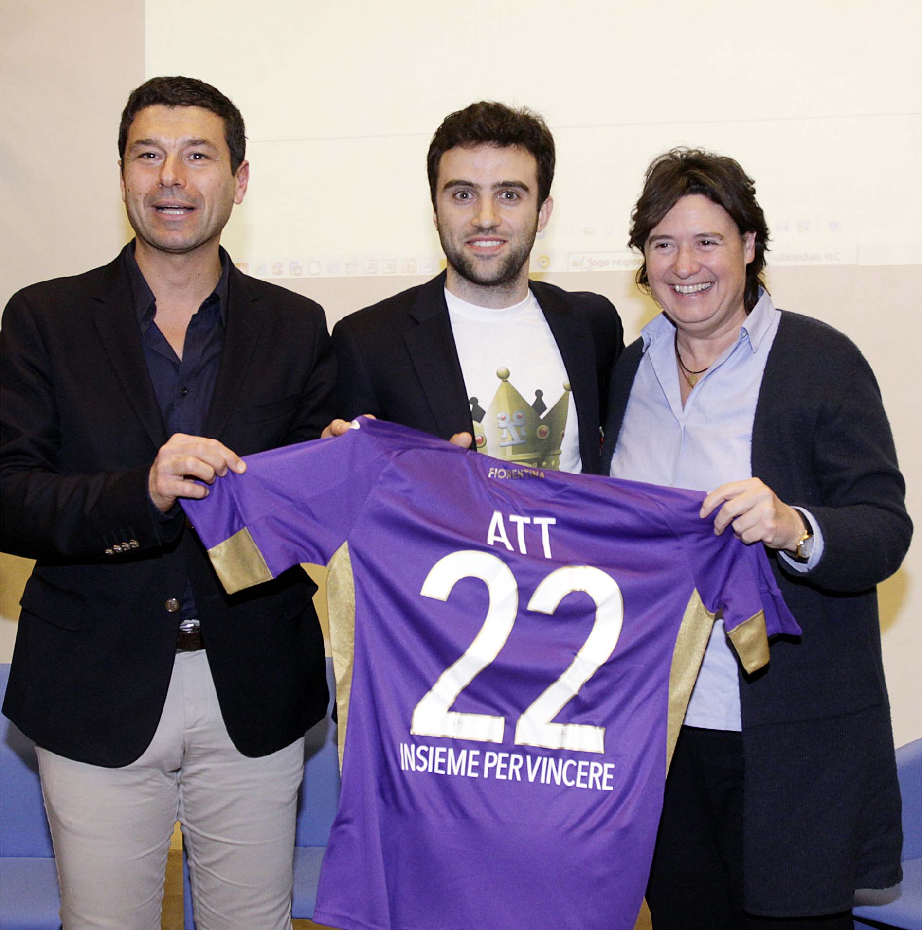 Giuseppe Rossi nuovo testimonial ATT, Saccardi: