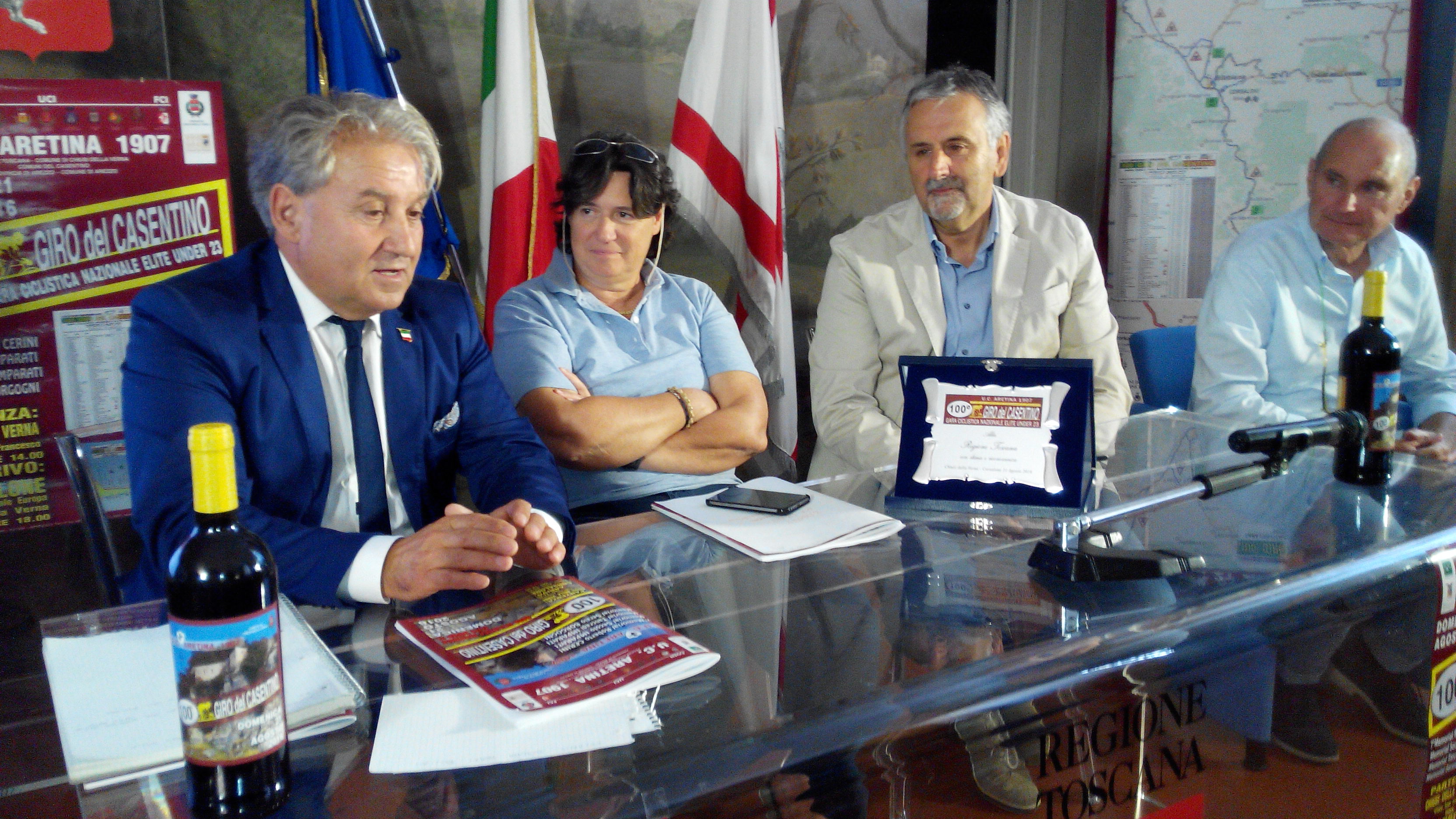 100esimo giro del Casentino, Saccardi e Ceccarelli: