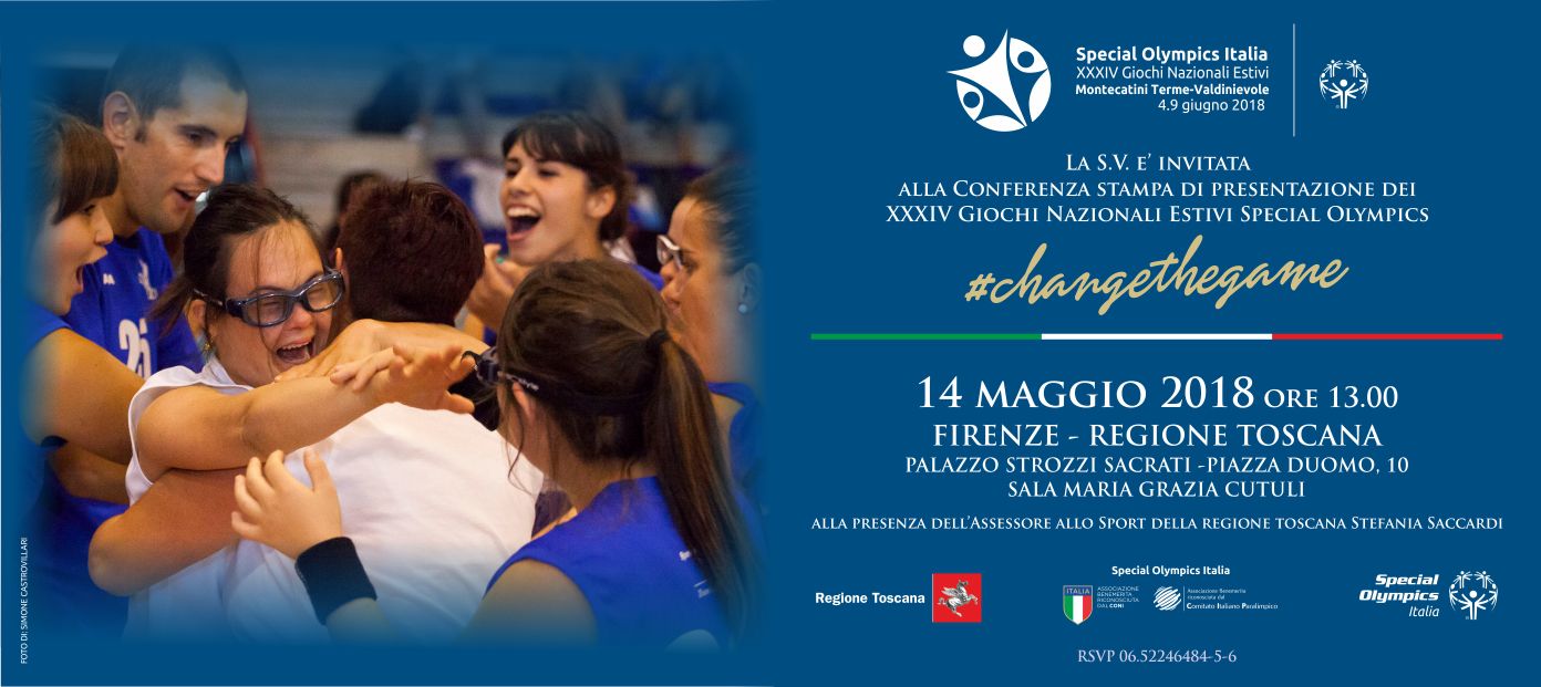 Special Olympics 2018 a Montecatini Terme, alle 13 la presentazione a Firenze