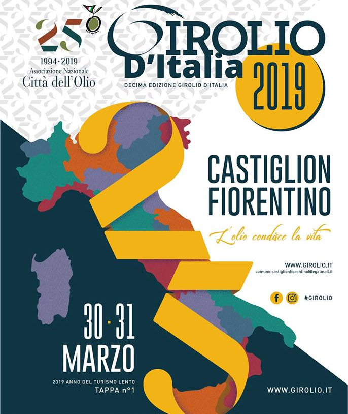 Girolio 2019, parte da Castiglion Fiorentino (Ar) il tour nazionale delle città dell'olio