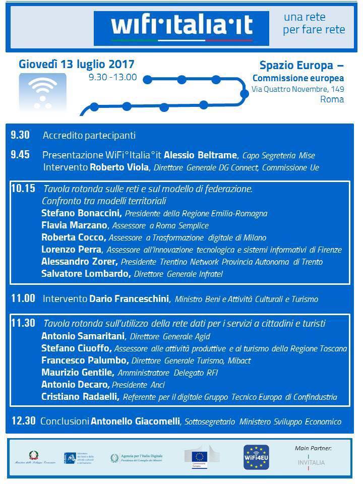 WiFi.Italia.it al via, la Toscana fra le prime Regioni a partire