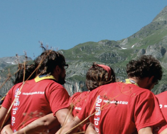 Route nazionale di San Rossore, il presidente Rossi saluta gli scout dell'Agesci