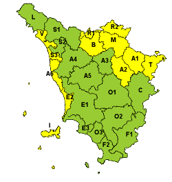 Maltempo, codice giallo per neve nel nord est della regione