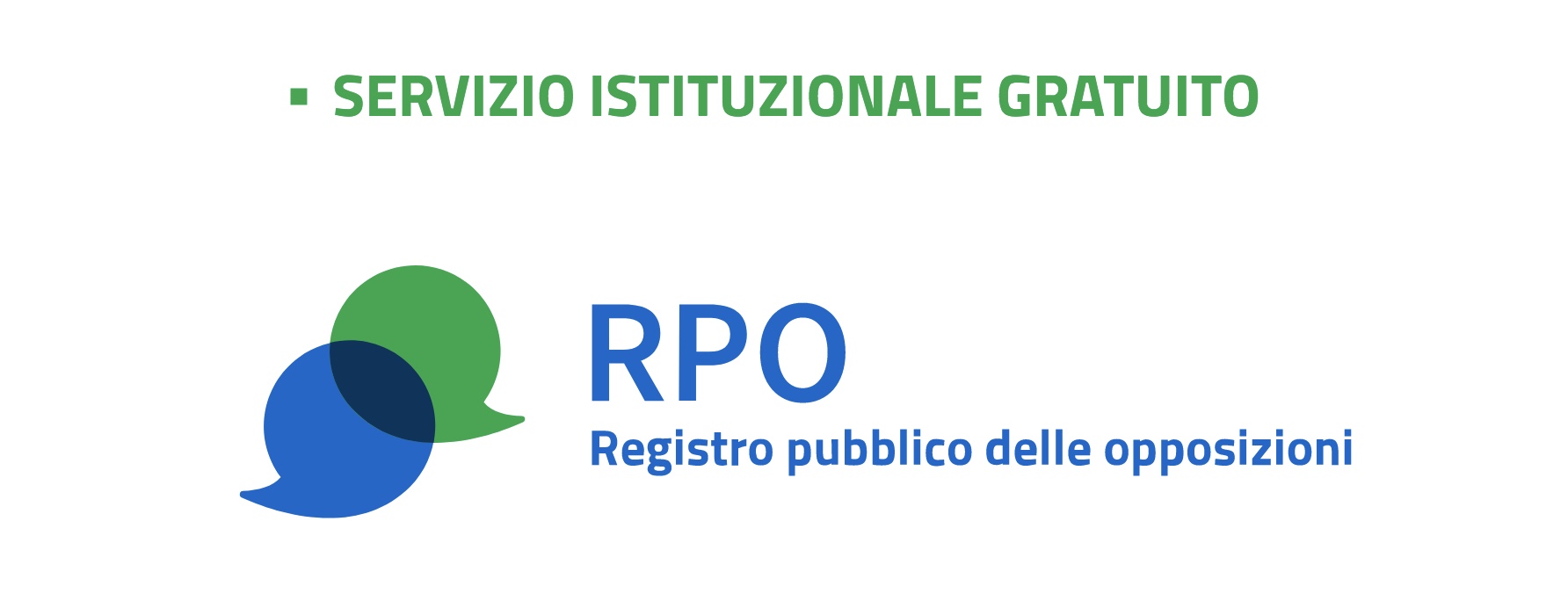 Registro Pubblico delle Opposizioni (RPO)