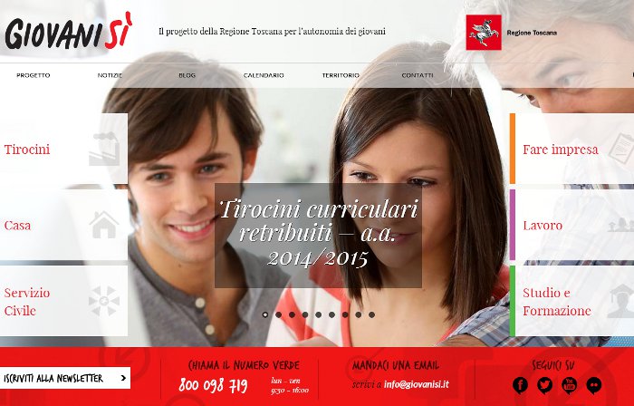 Giovanisì, on line il nuovo sito sempre più 2.0