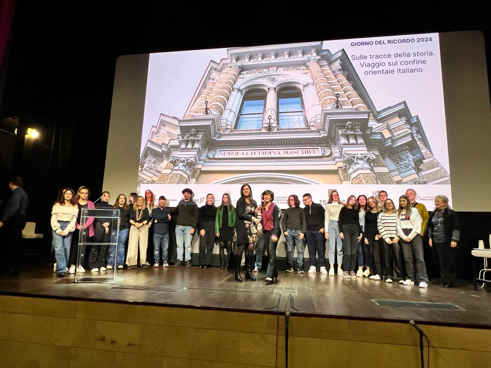Giorno del ricordo, sul palco studenti italiani e croati spiegano insieme le foibe 